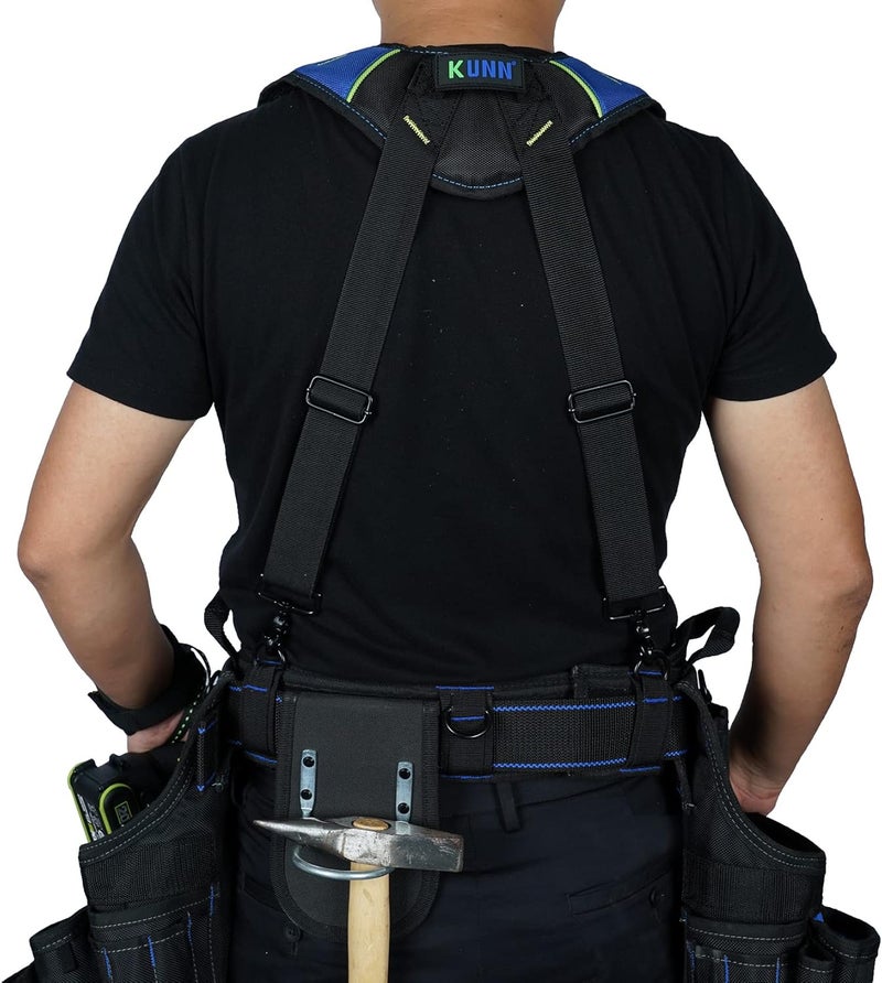 KUNN Pro Tool Belt Suspenders Padded - Durable,Comfort and Adjustable - Image 5